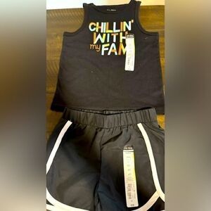 2 Piece Girls Tank & Shorts Set - NWT